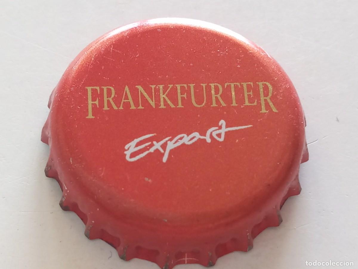 Coleccionismo de cervezas: Chapa tap&oacute;n corona de la cerveza alemana FRANKFURTER EXPORT