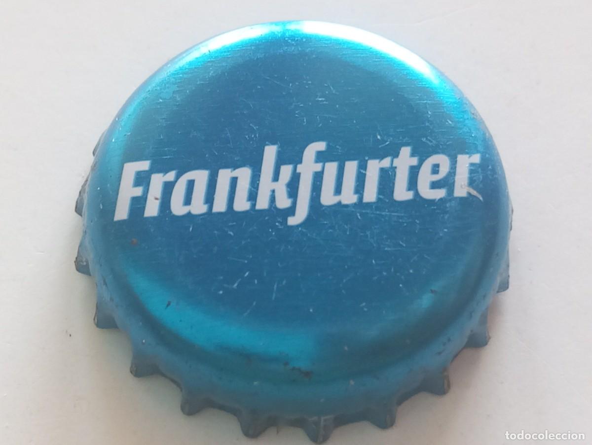Coleccionismo de cervezas: Chapa tap&oacute;n corona de la cerveza alemana FRANKFURTER