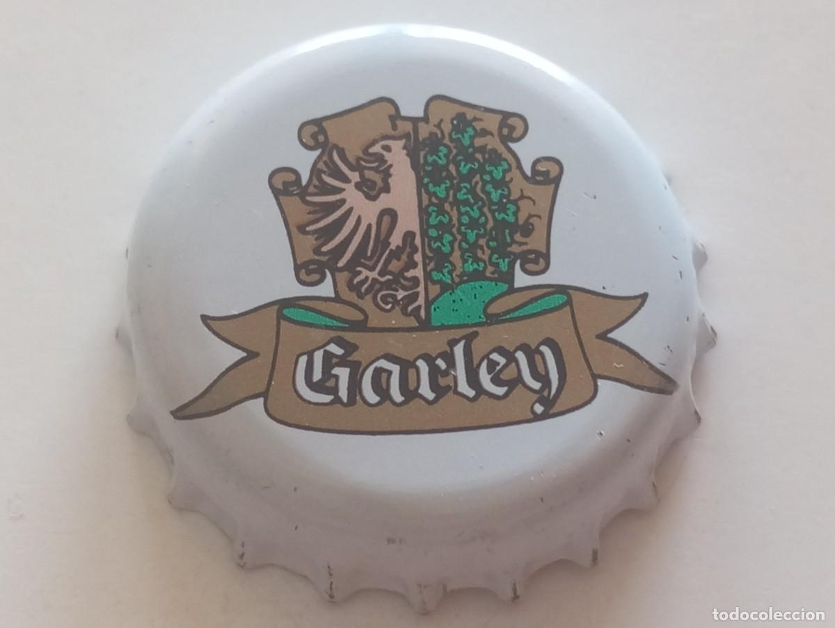 Coleccionismo de cervezas: Chapa tap&oacute;n corona de la cerveza alemana GARLEY