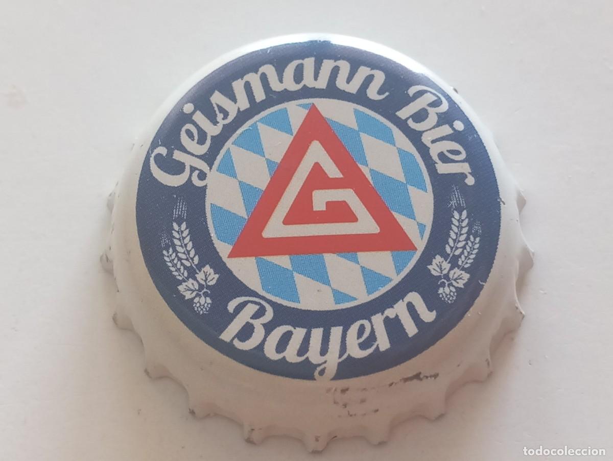 Coleccionismo de cervezas: Chapa tap&oacute;n corona de la cerveza alemana GEISMANN BIER - BAYERN