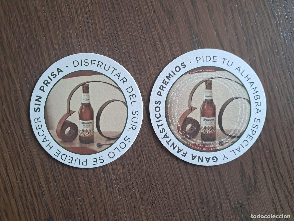 Coleccionismo de cervezas: posavasos de cerveza, Alhambra, gana fant&aacute;sticos premios.
