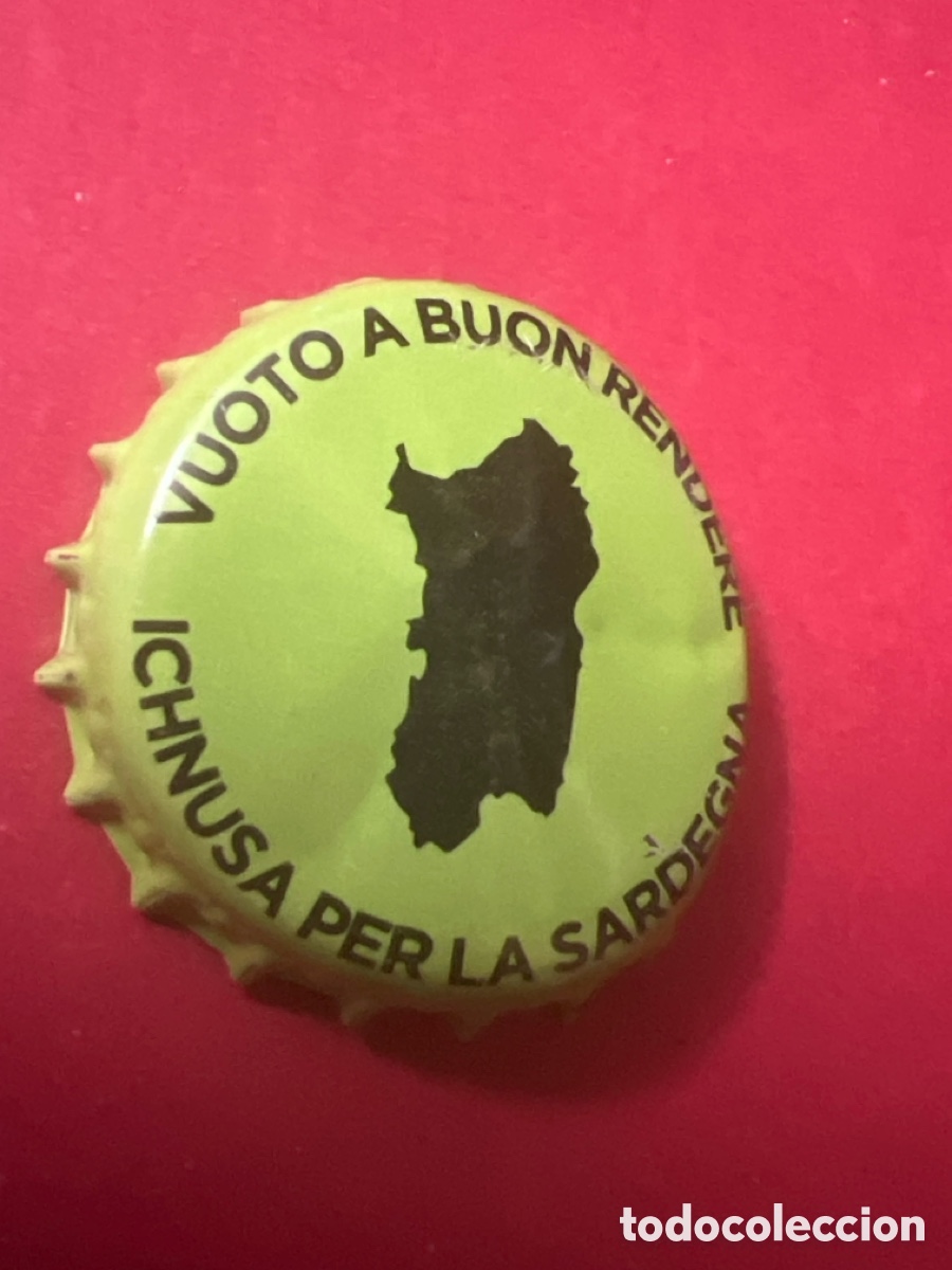 Coleccionismo de cervezas: T4/X68/K2. CHAPA CERVEZA - Ichnusa Per La Sardegna Vuoto A Buon Rendere