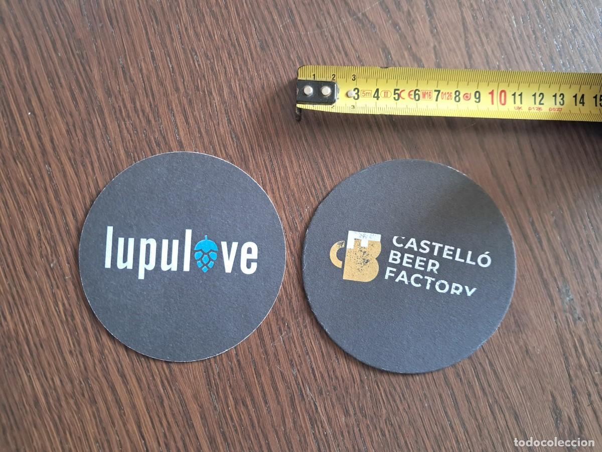 Collectable Beer: posavasos de publicidad, bar cervezas artesanas Lupulove, Castell&oacute; beer factory