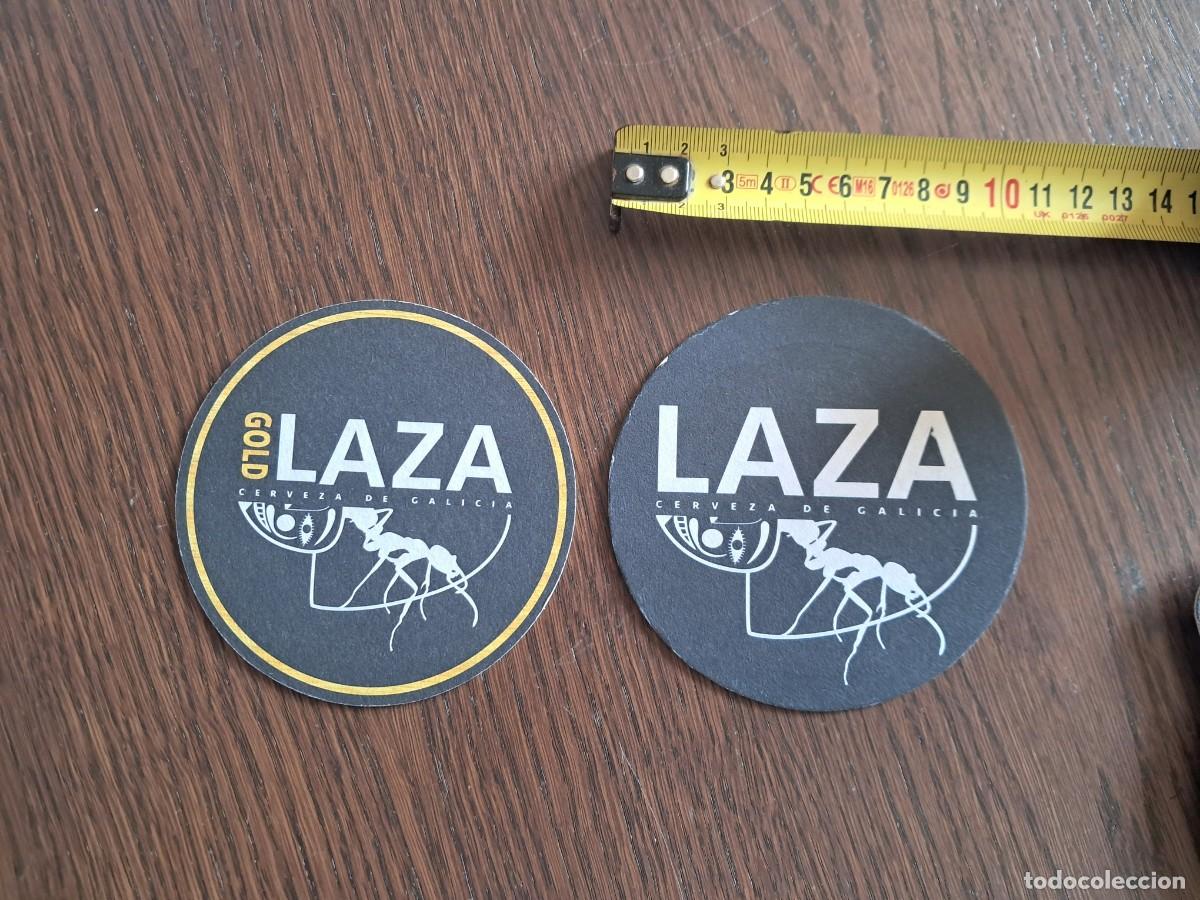 Collectionnisme de bi&egrave;res: posavasos de cerveza artesana, Gold Laza, Galicia.
