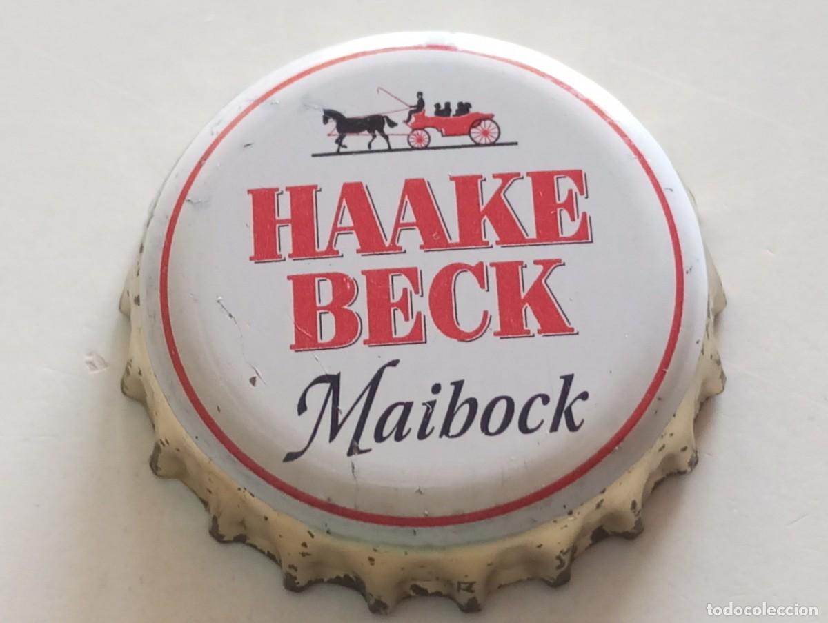 Coleccionismo de cervezas: Chapa tap&oacute;n corona de la cerveza alemana HAAKE BECK MAIBOCK