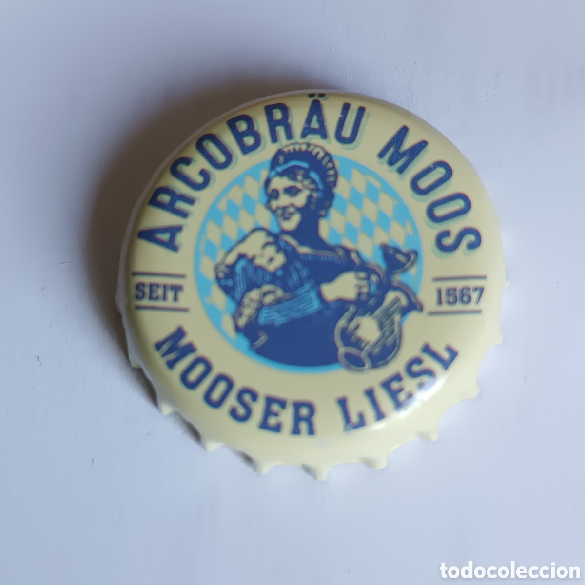 Coleccionismo de cervezas: Chapa cerveza Arcobr&auml;u Mooser Liesl. CHAPA - TAPA - CORONA - CAPS- TAPON - GORRA CROWS