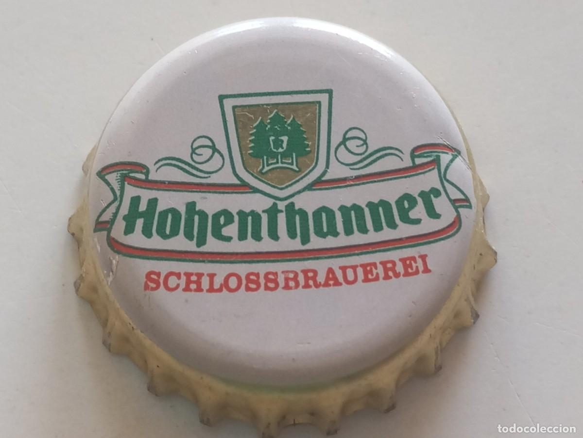 Collezionismo di birre: Chapa tap&oacute;n corona de la cerveza alemana HOHENTHANNER SCHLOSSBRAUEREI