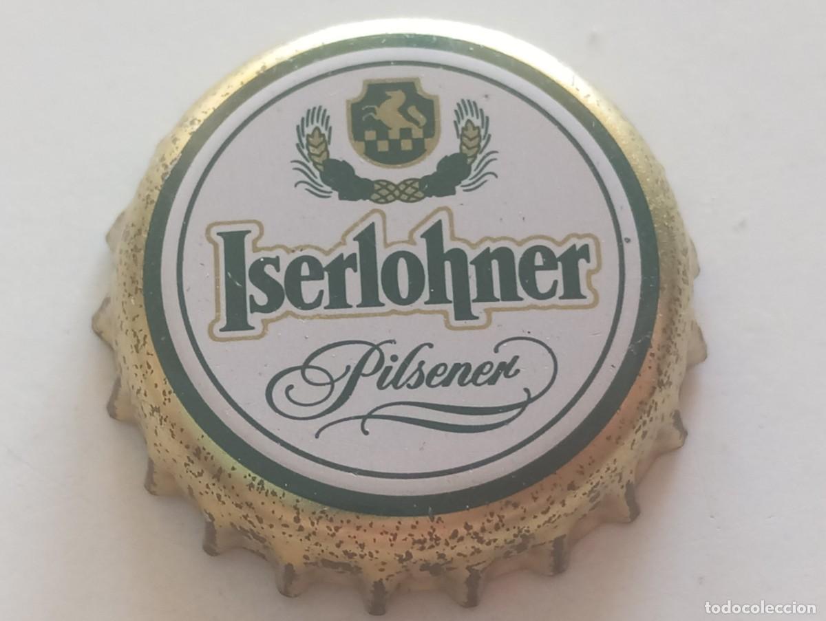 Collezionismo di birre: Chapa tap&oacute;n corona de la cerveza alemana ISERLOHNER PILSENER