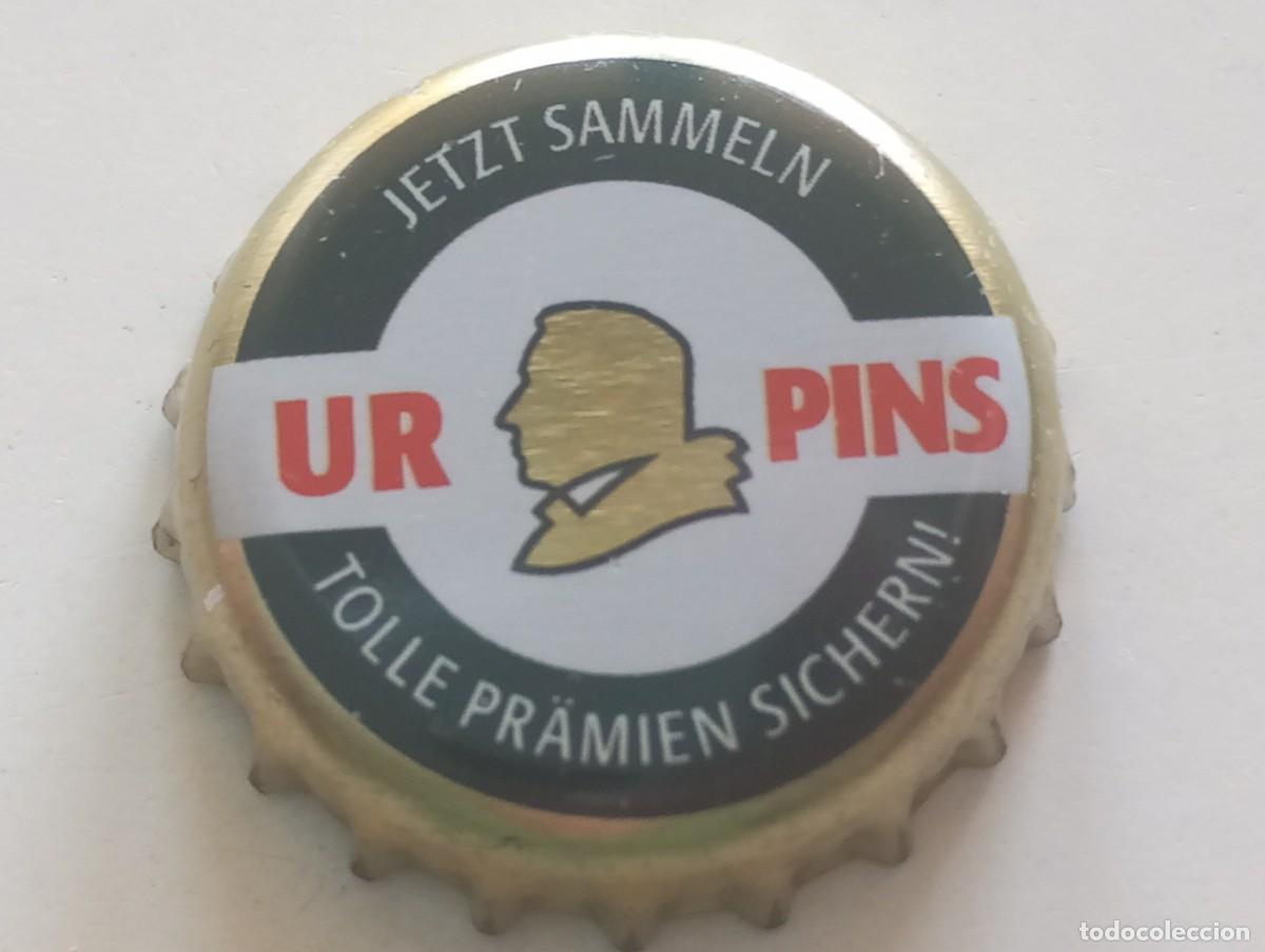 Collezionismo di birre: Chapa tap&oacute;n corona de la cerveza alemana KARLSBERG URPINS JETZT SAMMELN TOLLE PR&Auml;MIEN SICHERN!