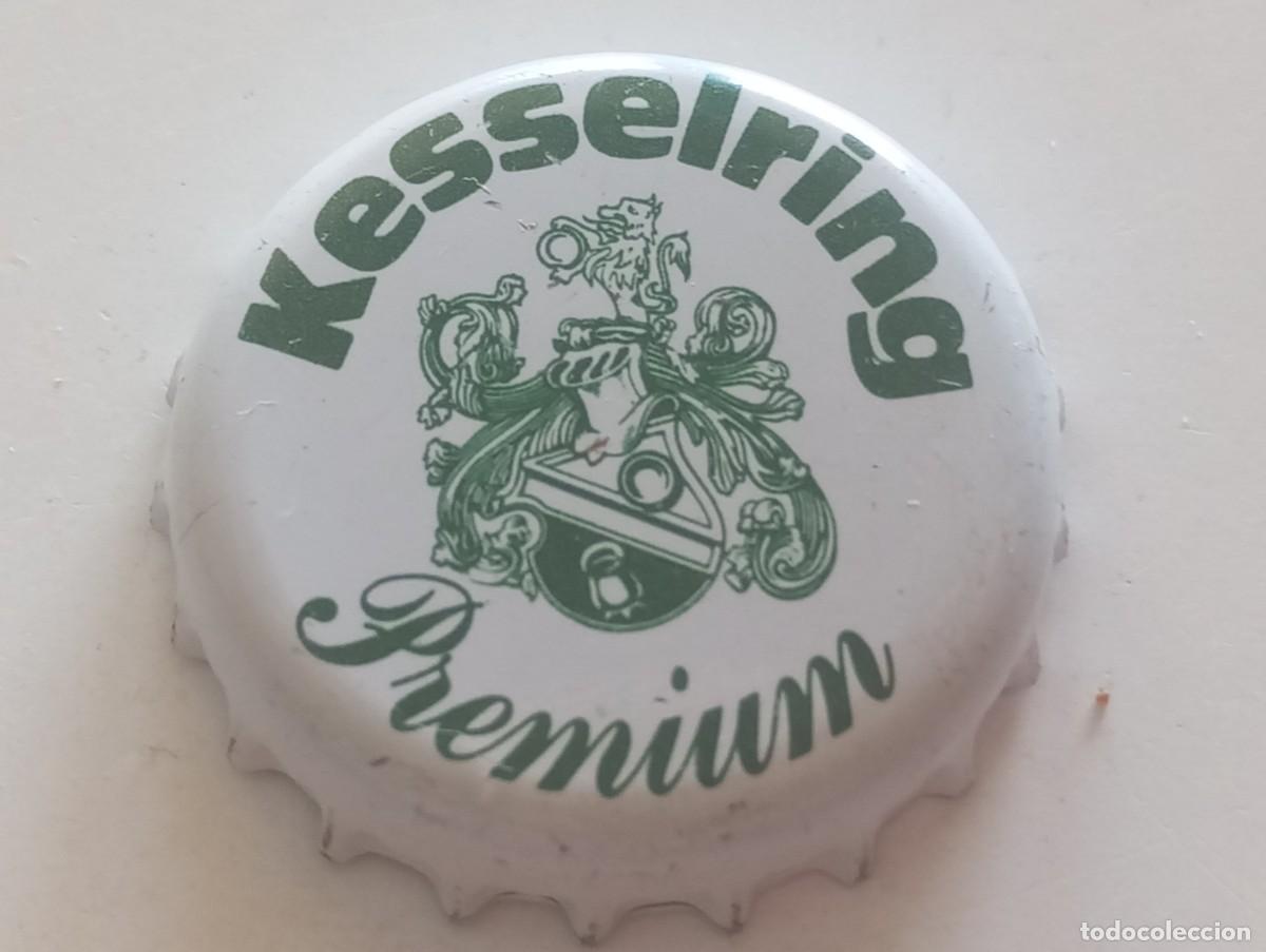 Collezionismo di birre: Chapa tap&oacute;n corona de la cerveza alemana KESSELRING PREMIUM