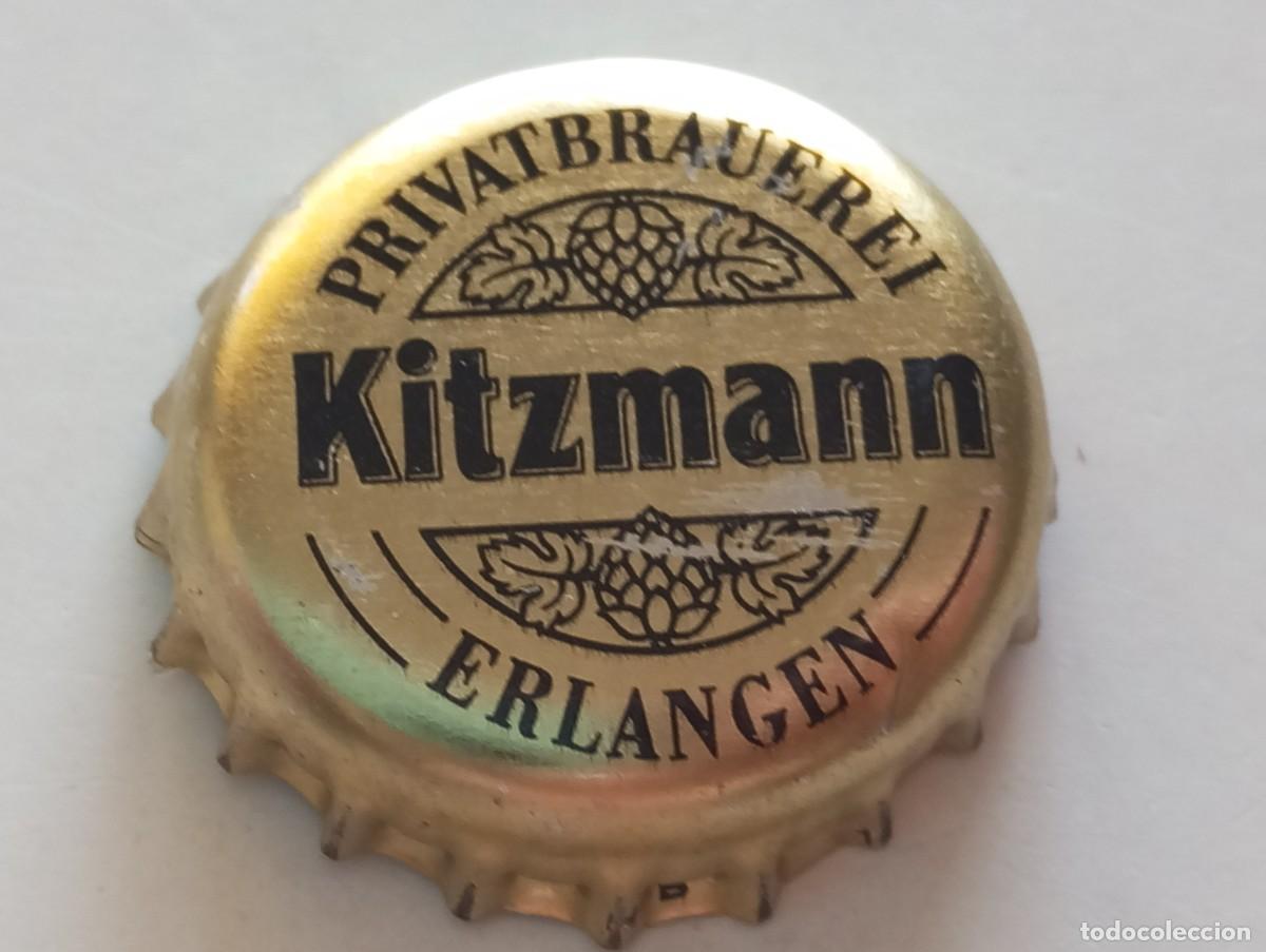 Collezionismo di birre: Chapa tap&oacute;n corona de la cerveza alemana KITZMANN PRIVATBRAUEREI - ERLANGEN