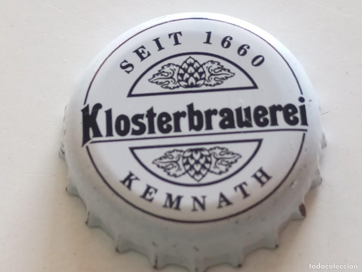 Collezionismo di birre: Chapa tap&oacute;n corona de la cerveza alemana KLOSTERBRAUEREI KEMNATH SEIT 1660