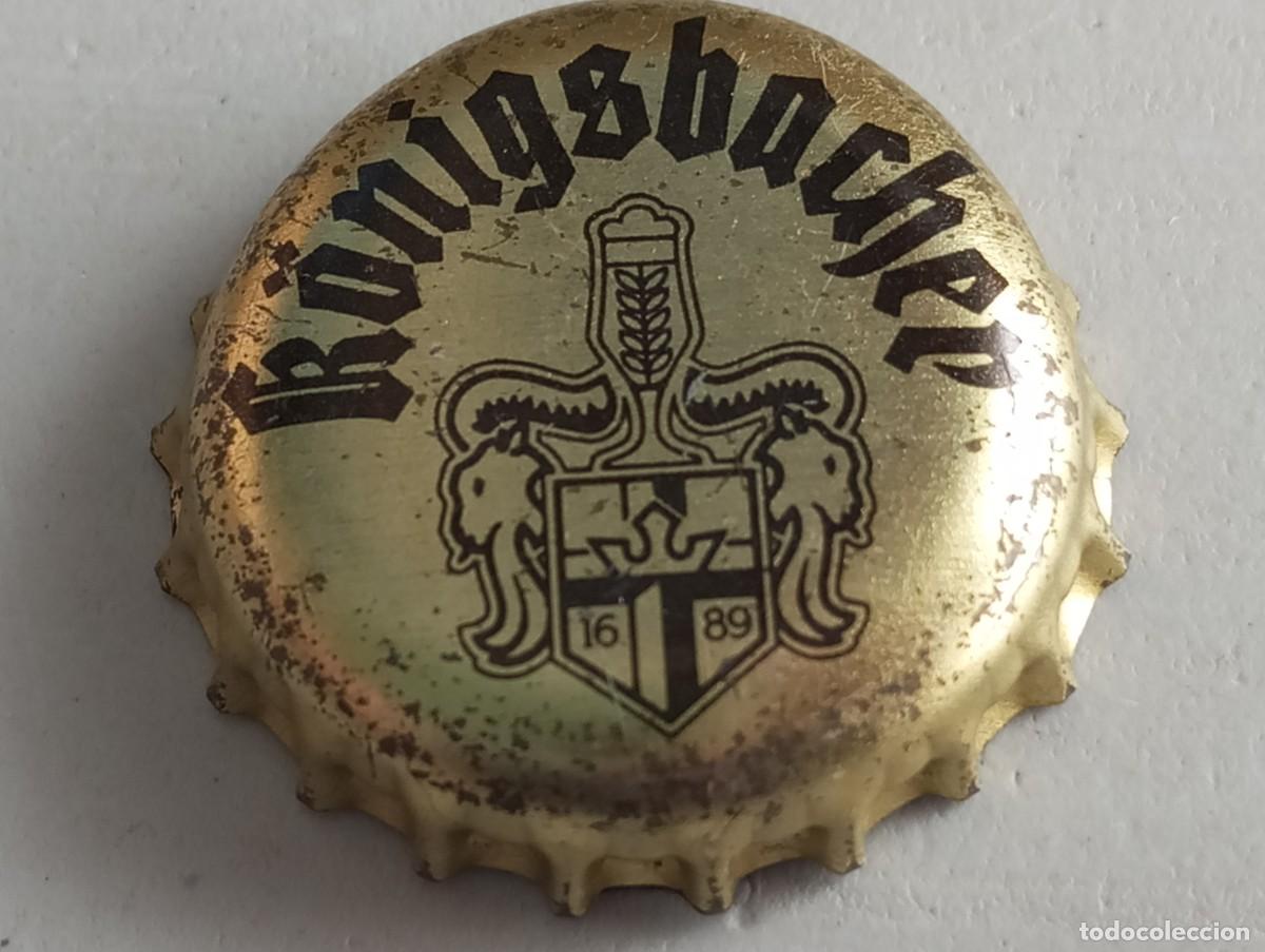 Collezionismo di birre: Chapa tap&oacute;n corona de la cerveza alemana K&Ouml;NIGSBACHER
