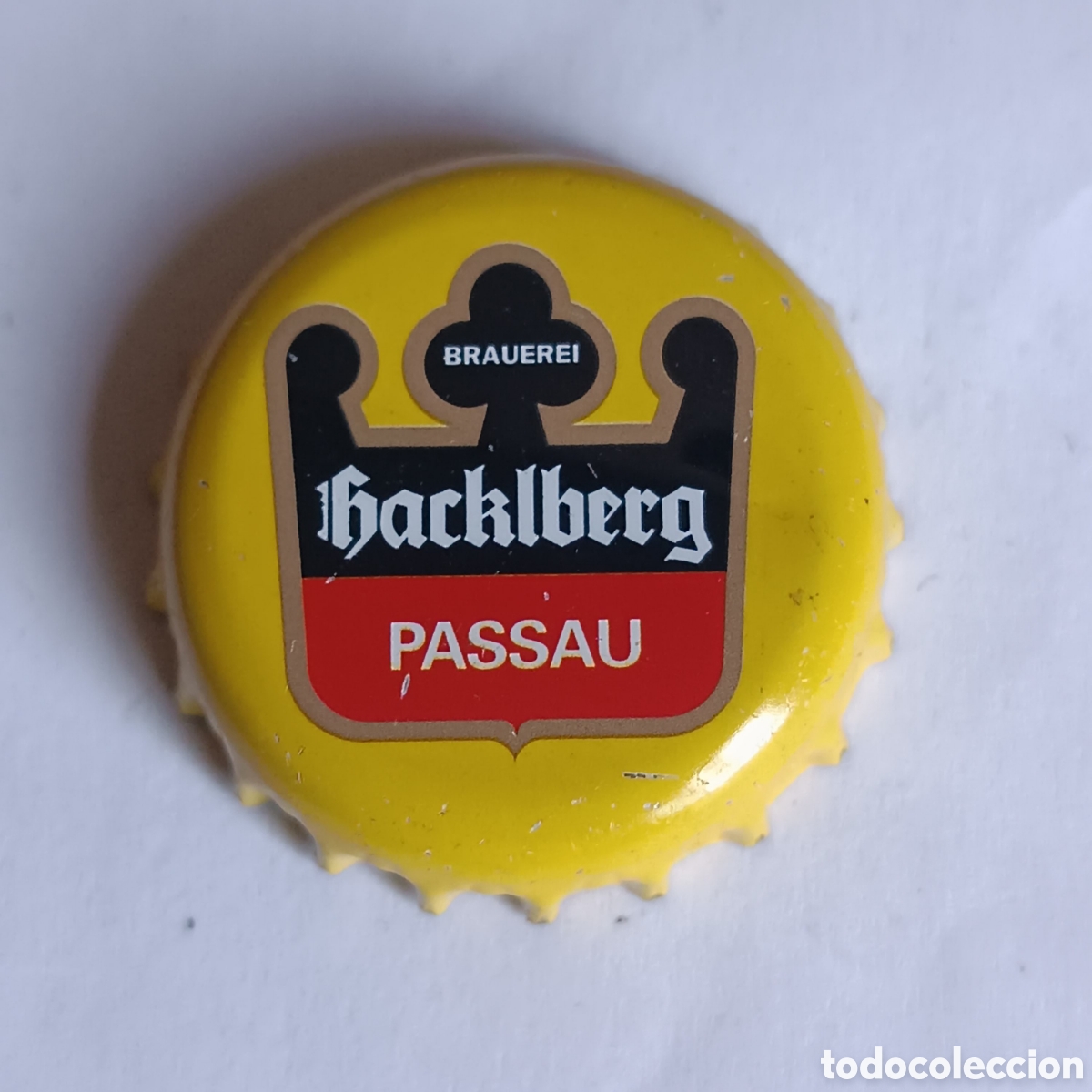 Collezionismo di birre: Chapa cerveza alemana Hacklberg Passau