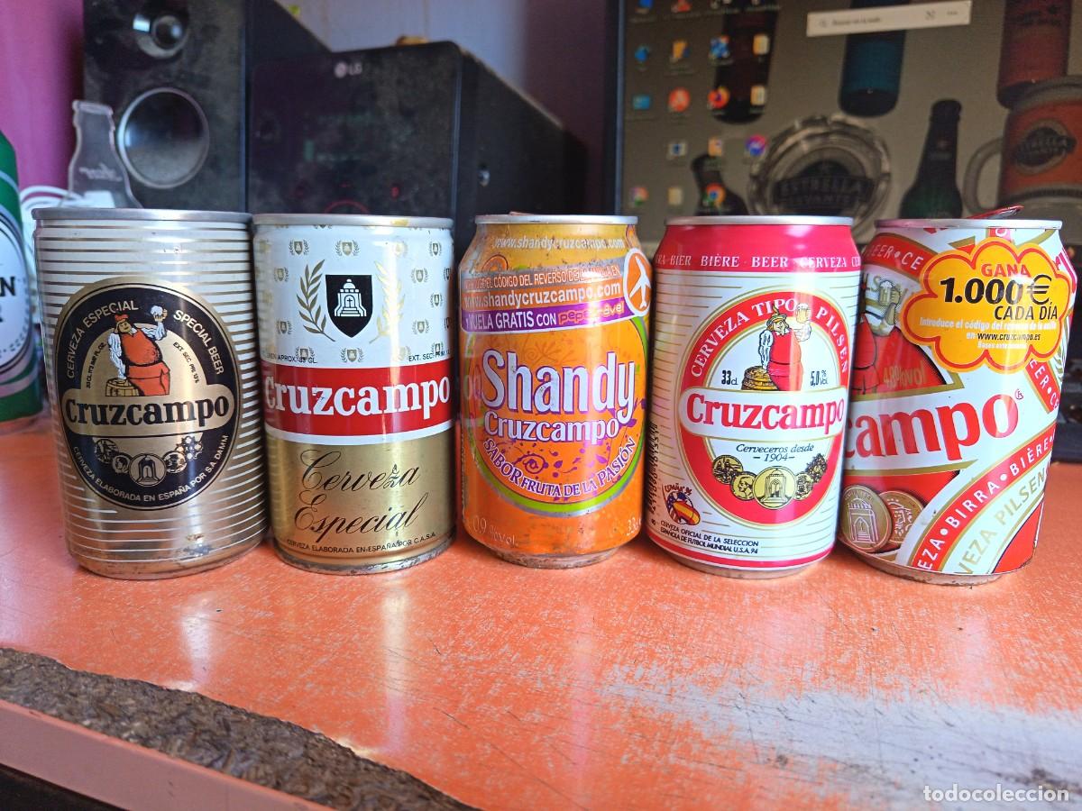 Coleccionismo de cervezas: Latas cerveza Cruzcampo descatalogadas