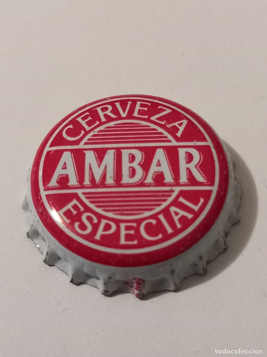 Coleccionismo de cervezas: CHAPA CERVEZA AMBAR, FACTOR&Iacute;A TCI