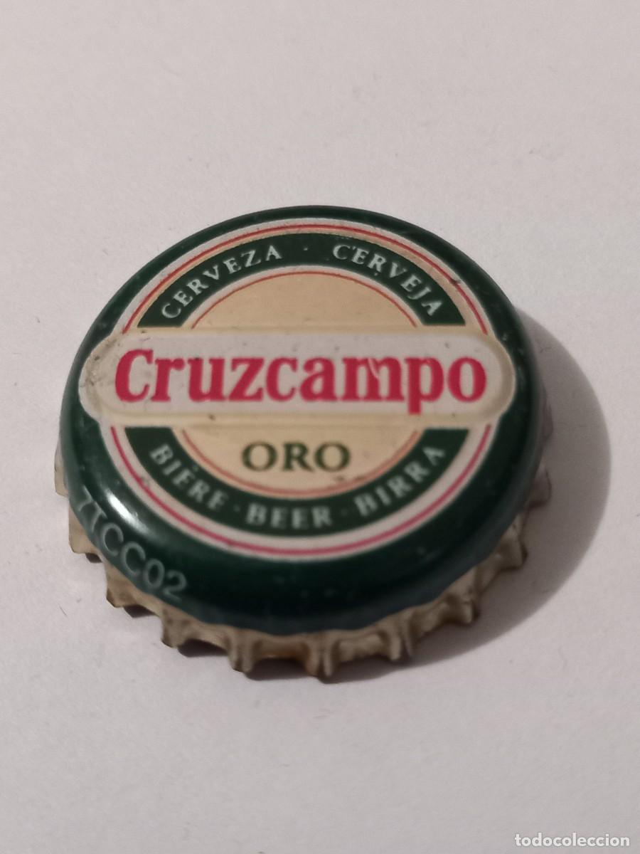 Coleccionismo de cervezas: CHAPA CERVEZA CRUZCAMPO ORO