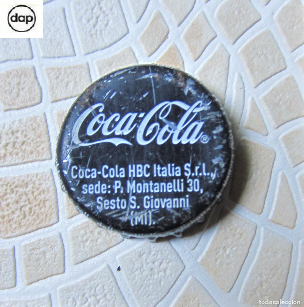 Collectionnisme de bi&egrave;res: CHAPAS TAPON CORONA CHAPA REFRESCO COCA COLA ZERO ITALIA