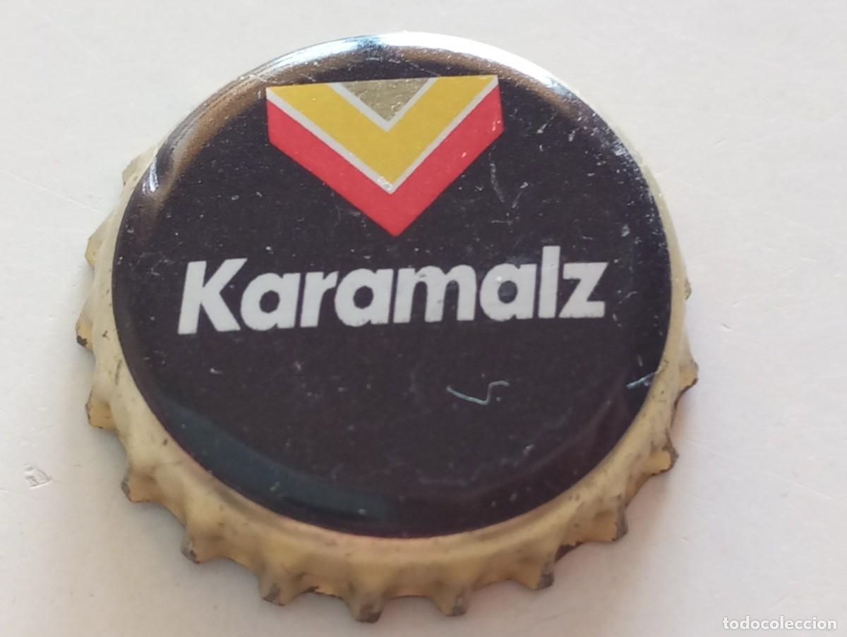 Coleccionismo de cervezas: Chapa tap&oacute;n corona de la bebida alemana KARAMALZ