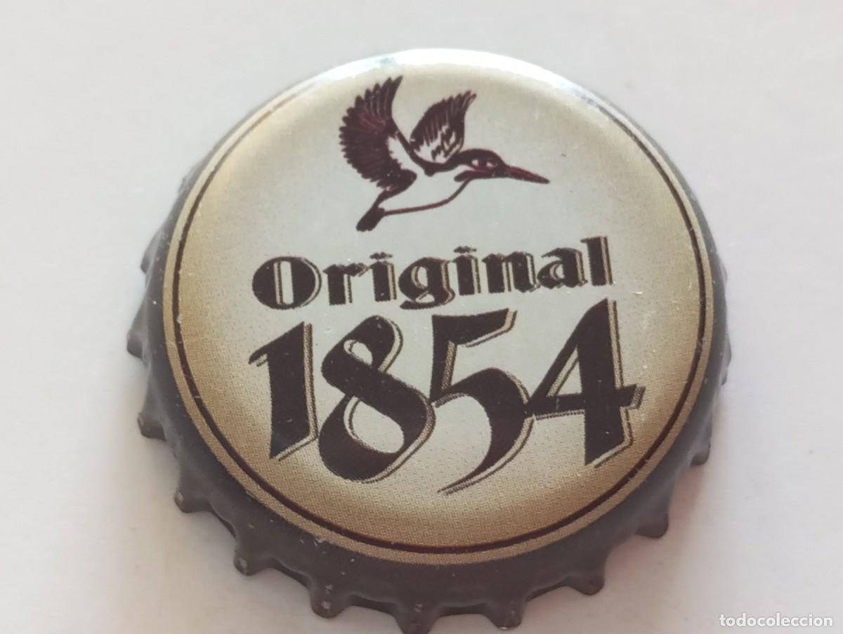 Coleccionismo de cervezas: Chapa tap&oacute;n corona de la cerveza alemana LICHER ORIGINAL 1854