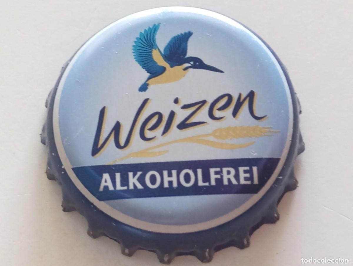 Coleccionismo de cervezas: Chapa tap&oacute;n corona de la cerveza alemana LICHER WEIZEN ALKOHOLFREI