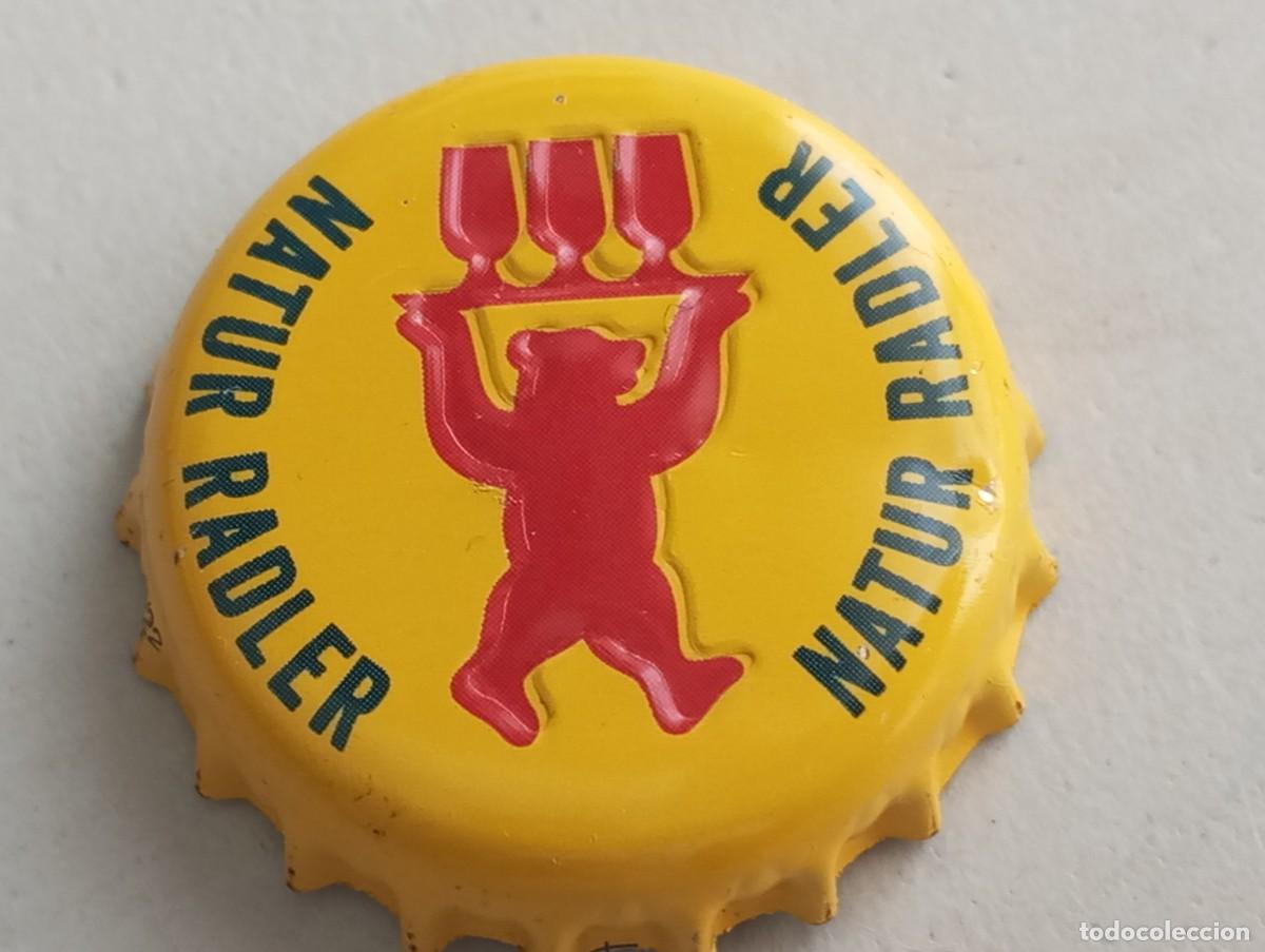 Coleccionismo de cervezas: Chapa tap&oacute;n corona de la cerveza alemana BERLINER NATUR RADLER