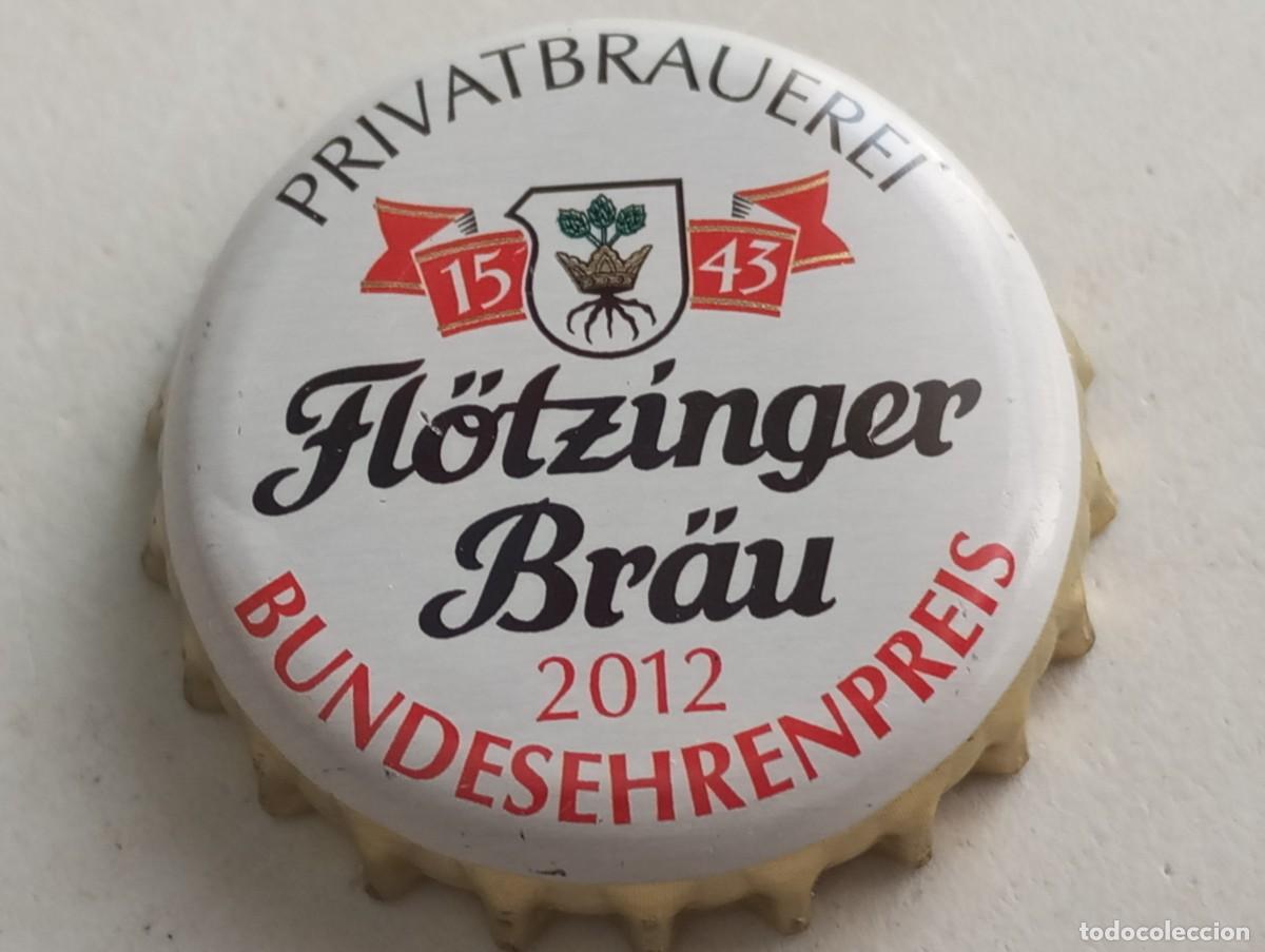 Coleccionismo de cervezas: Chapa tap&oacute;n corona de la cerveza alemana FL&Ouml;TZ&Iacute;NGER BR&Auml;U 2012 BUNDESEHRENPREIS - PRIVATBRAUEREI 1543