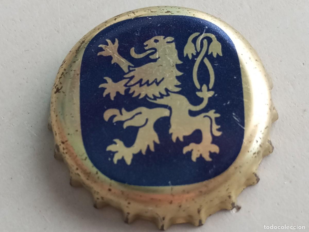 Coleccionismo de cervezas: Chapa tap&oacute;n corona de la cerveza alemana L&Ouml;WENBR&Auml;U