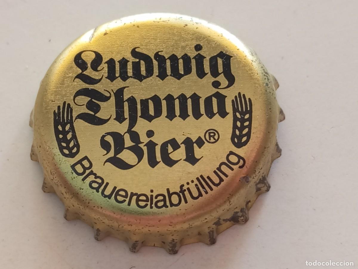 Coleccionismo de cervezas: Chapa tap&oacute;n corona de la cerveza alemana LUDWIG THOMA BIER - BRAUEREI ABF&Uuml;LLUNG