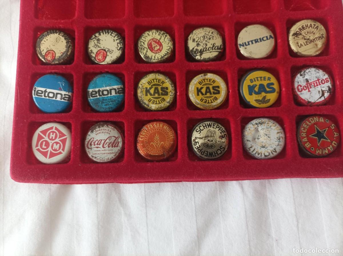 Colecionismo de cervejas: Chapas tapon corona antiguas lote