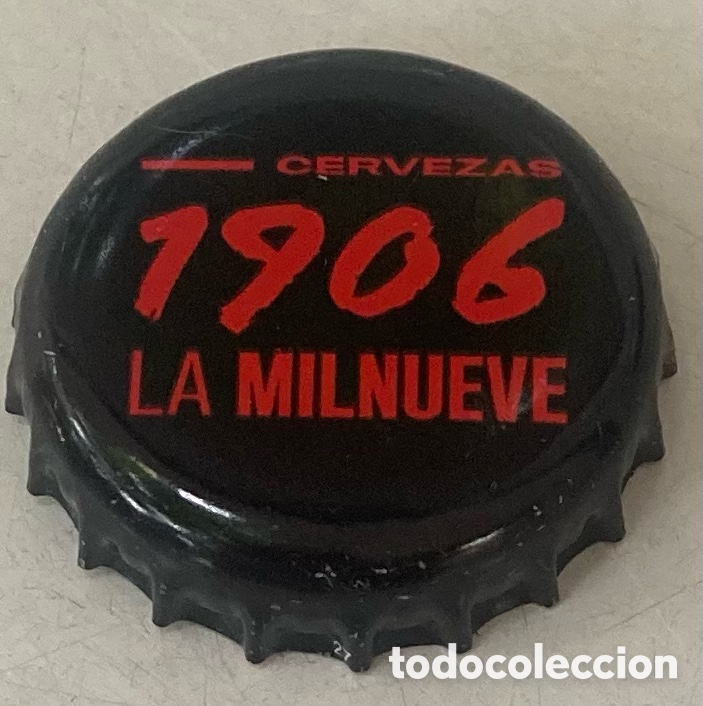 Sammeln von Brauereiartikeln: TAP&Oacute;N CORONA CHAPA CERVEZA ESTRELLA GALICIA 1906 (35). FAB. CHAPA:NEW BOX--LOTE N. 1672--CARMANJO