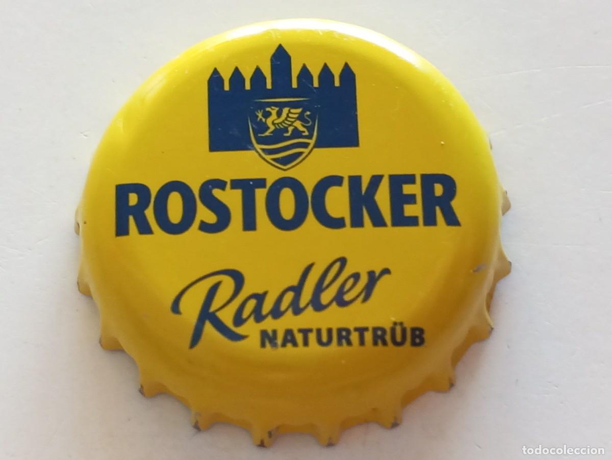 Coleccionismo de cervezas: Chapa tap&oacute;n corona de la cerveza alemana ROSTOCKER RADLER NATURTR&Uuml;B