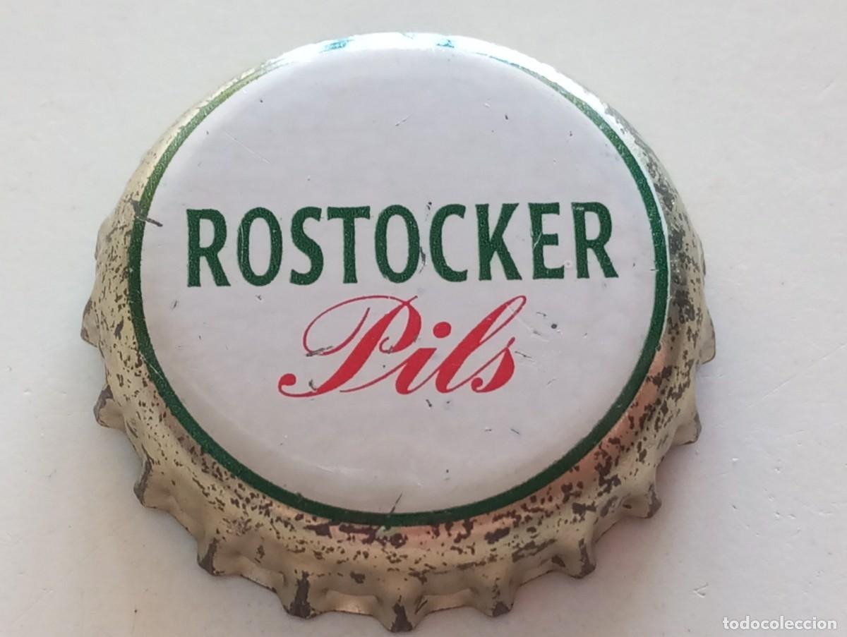 Coleccionismo de cervezas: Chapa tap&oacute;n corona de la cerveza alemana ROSTOCKER PILS