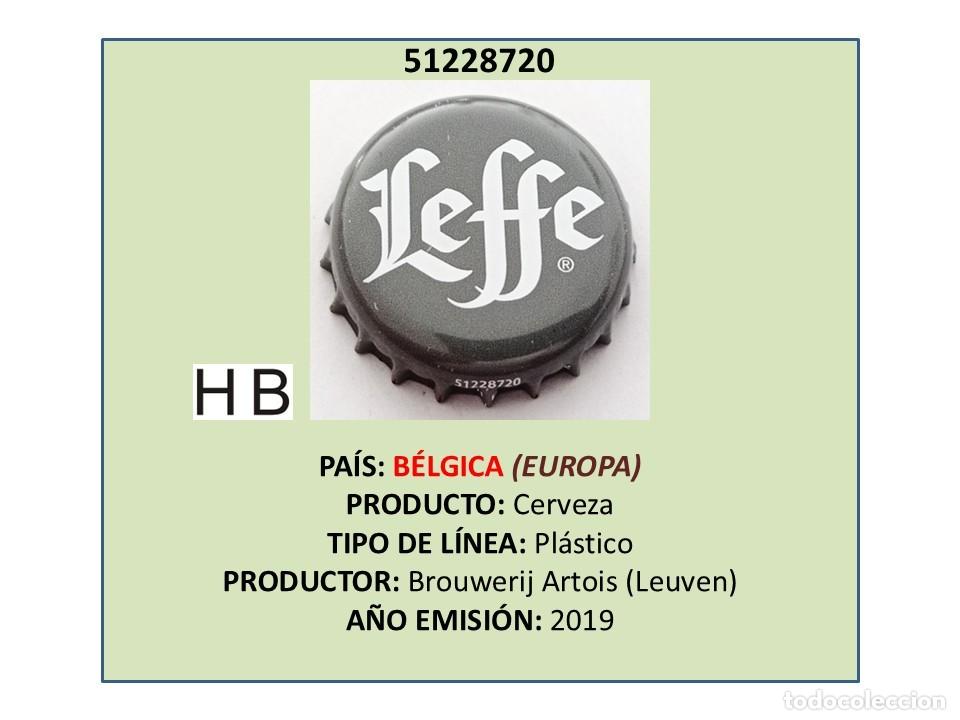 Coleccionismo de cervezas: TAPON CORONA CAPSULA CHAPA CERVEZA LEFFE BLOND 0,0% (B&Eacute;LGICA)