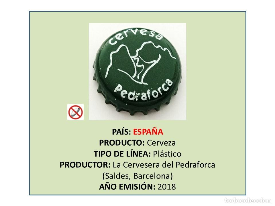 Coleccionismo de cervezas: TAPON CORONA CAPSULA CHAPA CERVEZA PEDRAFORCA (ESPA&Ntilde;A)