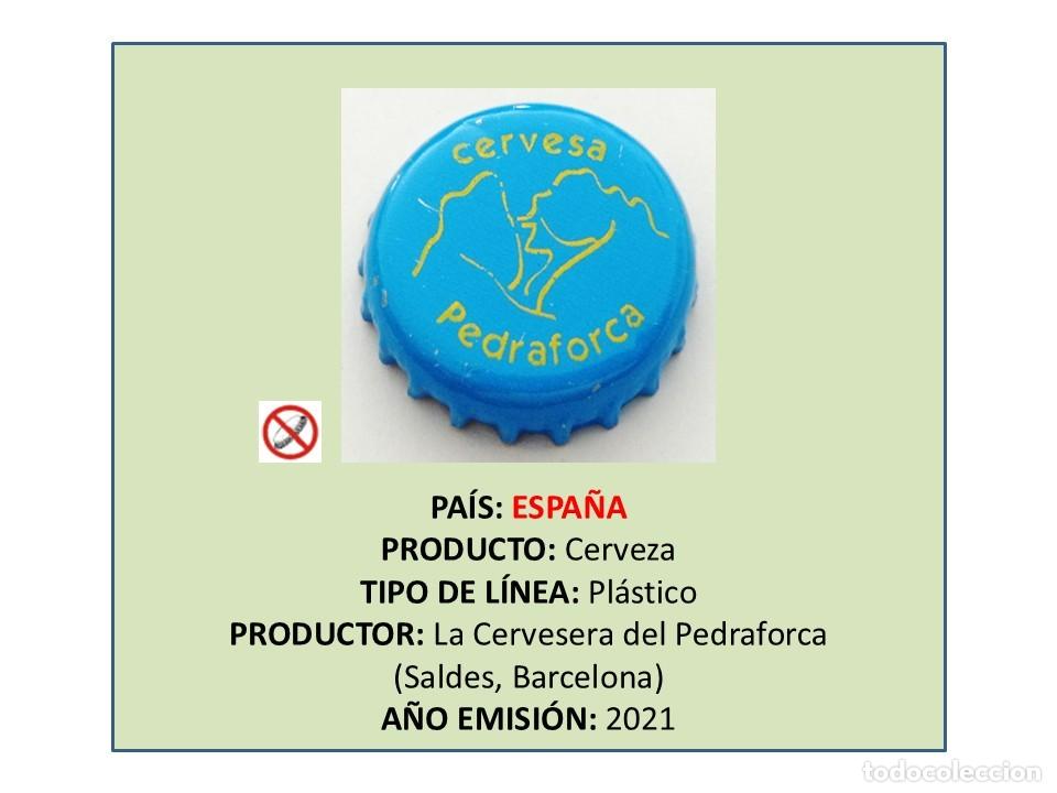 Coleccionismo de cervezas: TAPON CORONA CAPSULA CHAPA CERVEZA PEDRAFORCA (ESPA&Ntilde;A)