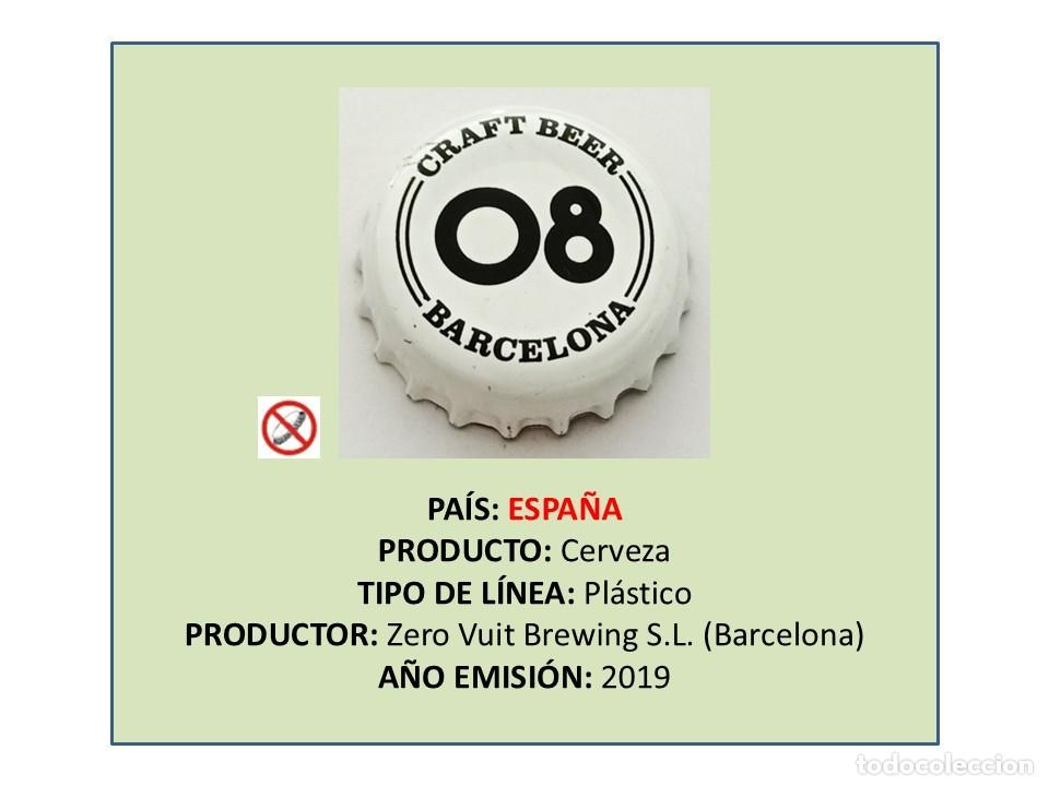 Coleccionismo de cervezas: TAPON CORONA CAPSULA CHAPA CERVEZA 08 (ESPA&Ntilde;A)