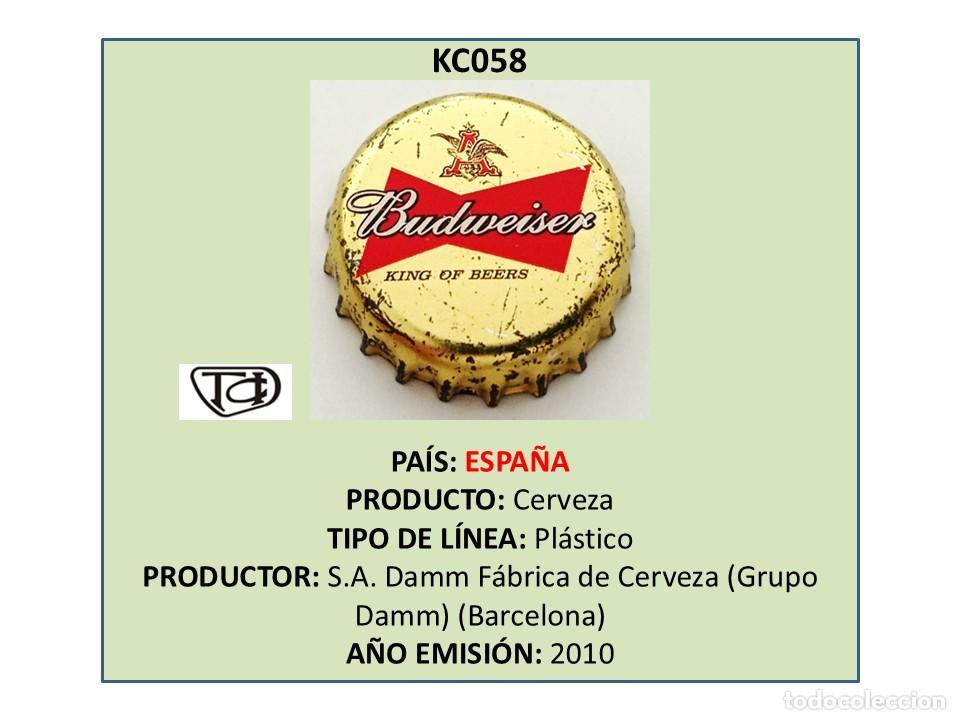Coleccionismo de cervezas: TAPON CORONA CAPSULA CHAPA CERVEZA BUDWEISER (ESPA&Ntilde;A)