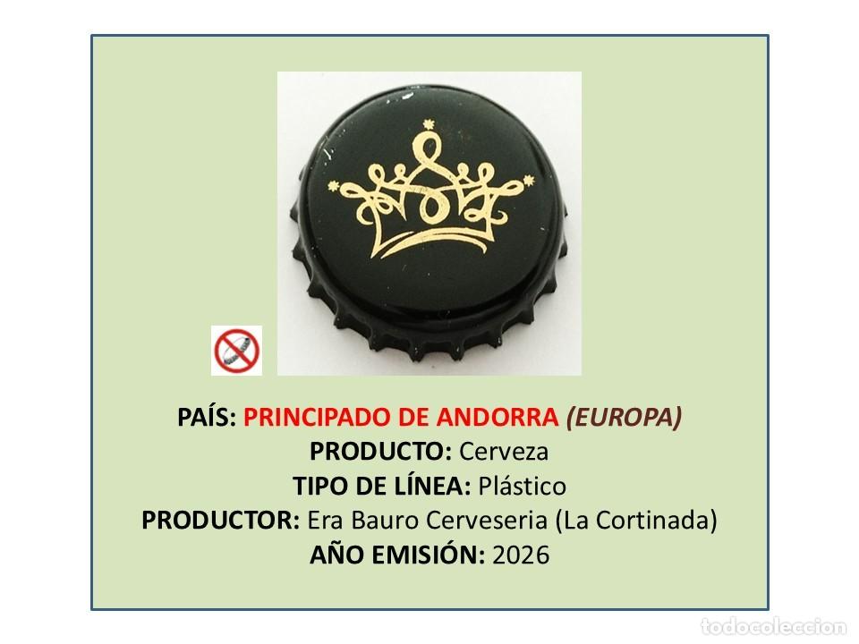 Coleccionismo de cervezas: TAPON CORONA CAPSULA CHAPA CERVEZA BORIS (PRINCIPADO DE ANDORRA)