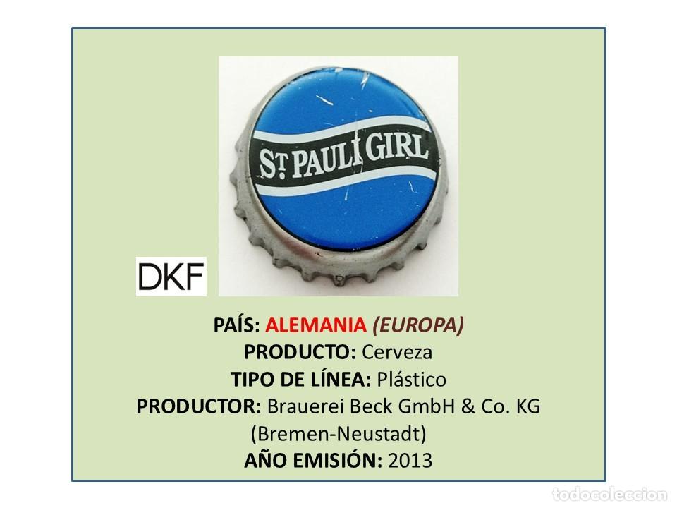 Coleccionismo de cervezas: TAPON CORONA CAPSULA CHAPA CERVEZA ST. PAULI GIRL (ALEMANIA)