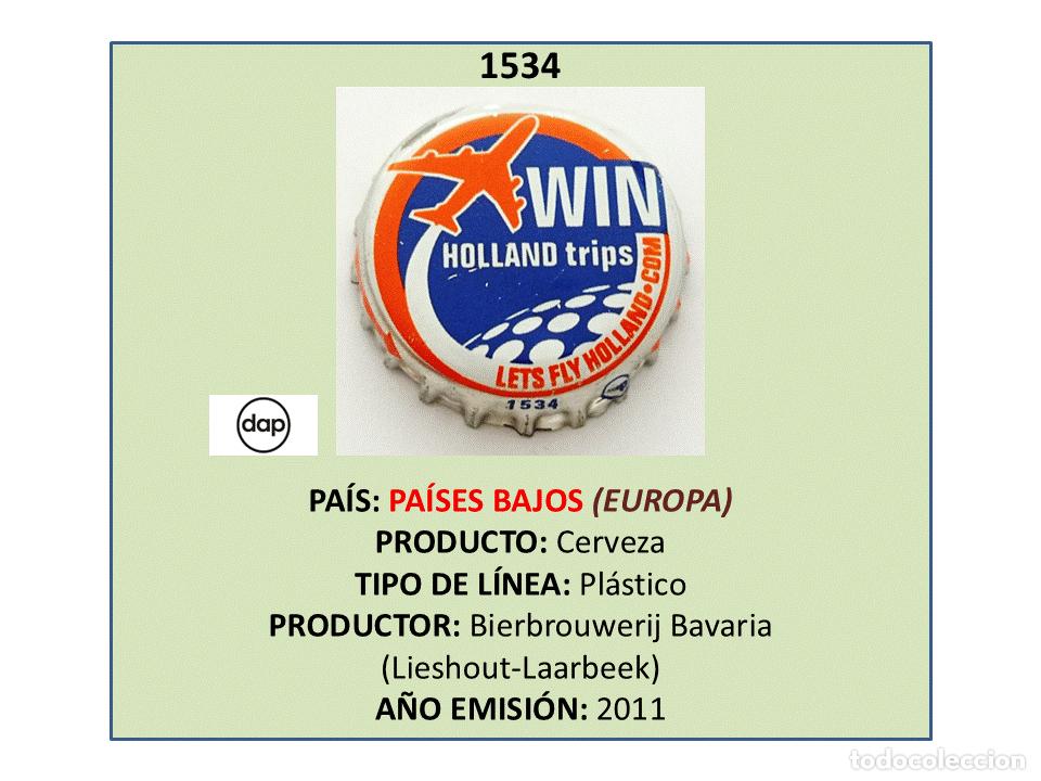 Coleccionismo de cervezas: TAPON CORONA CAPSULA CHAPA CERVEZA BAVARIA (PA&Iacute;SES BAJOS)