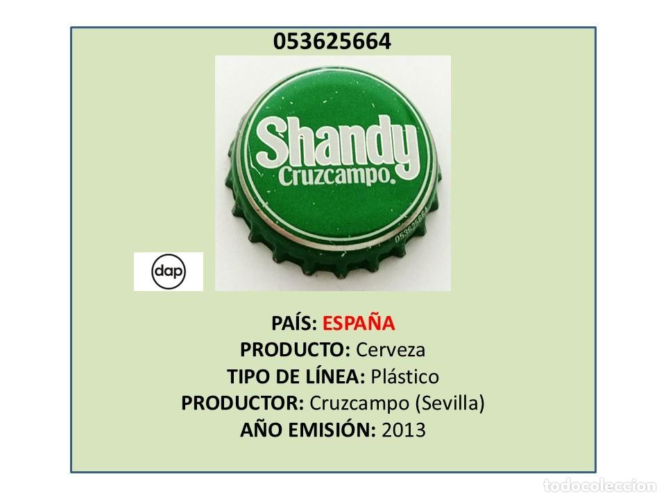 Sammeln von Brauereiartikeln: TAPON CORONA CAPSULA CHAPA CERVEZA SHANDY CRUZCAMPO (ESPA&Ntilde;A)