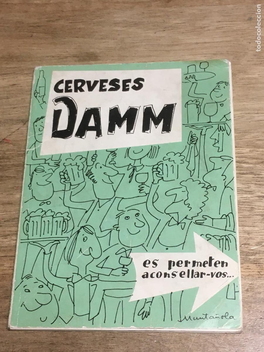 Collectable Beer: cervezas cerveses damm librito catalogo ilustrado por munta&ntilde;ola
