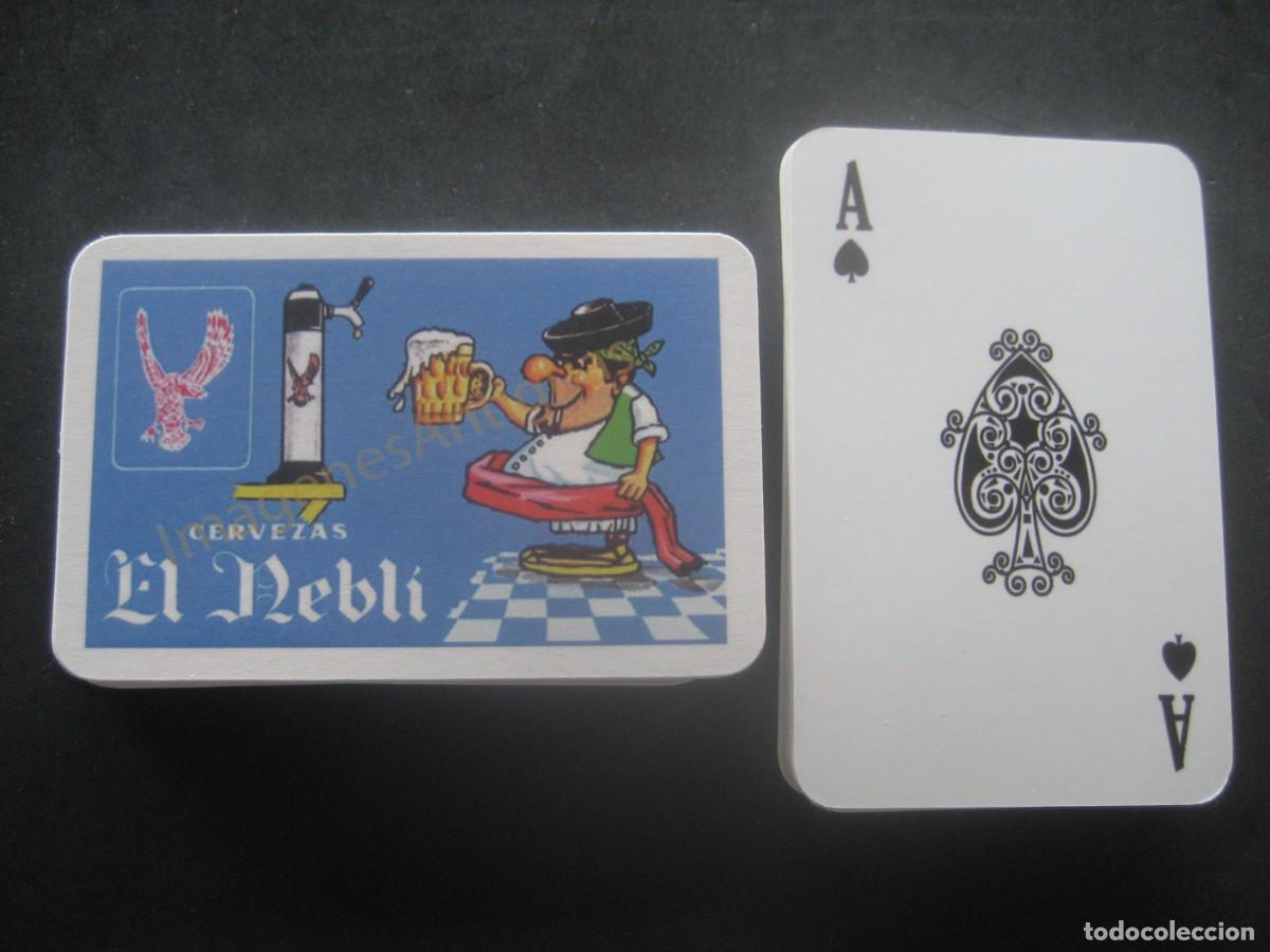 Coleccionismo de cervezas: BARAJA POKER. PUBLICIDAD CERVEZAS EL NEBLI