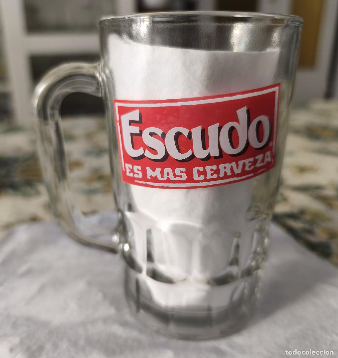 Coleccionismo de cervezas: VASO JARRA CERVEZA - ESCUDO - CHILE