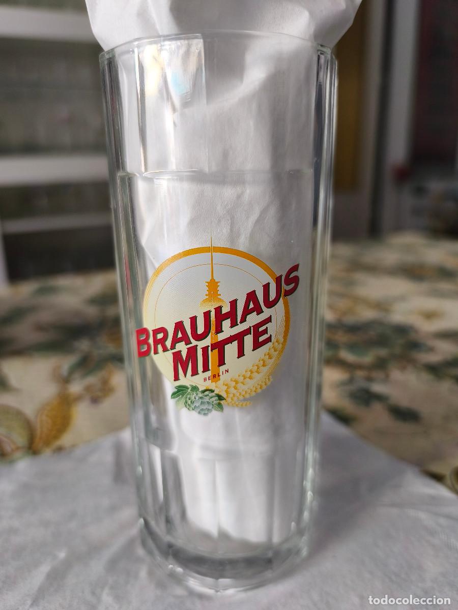 Coleccionismo de cervezas: VASO JARRA CERVEZA - BRAUHAUS MITTE - ALEMANIA