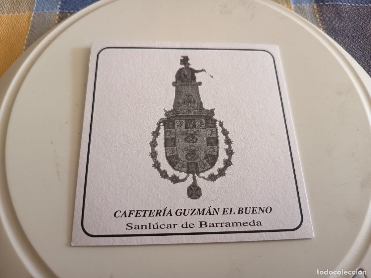 Coleccionismo de cervezas: POSAVASOS CAFETERIA GUZMAN EL BUENO-SANLUCAR DE BARRAMEDA-CADIZ