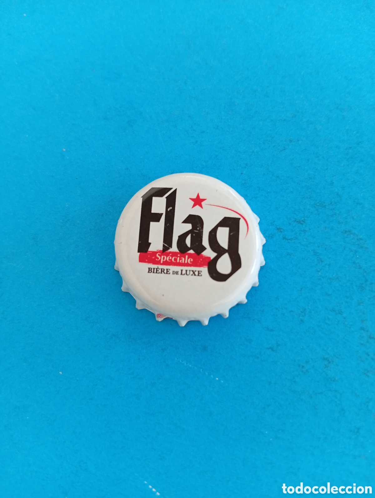 Coleccionismo de cervezas: Chapa tap&oacute;n de cerveza Flag Senegal