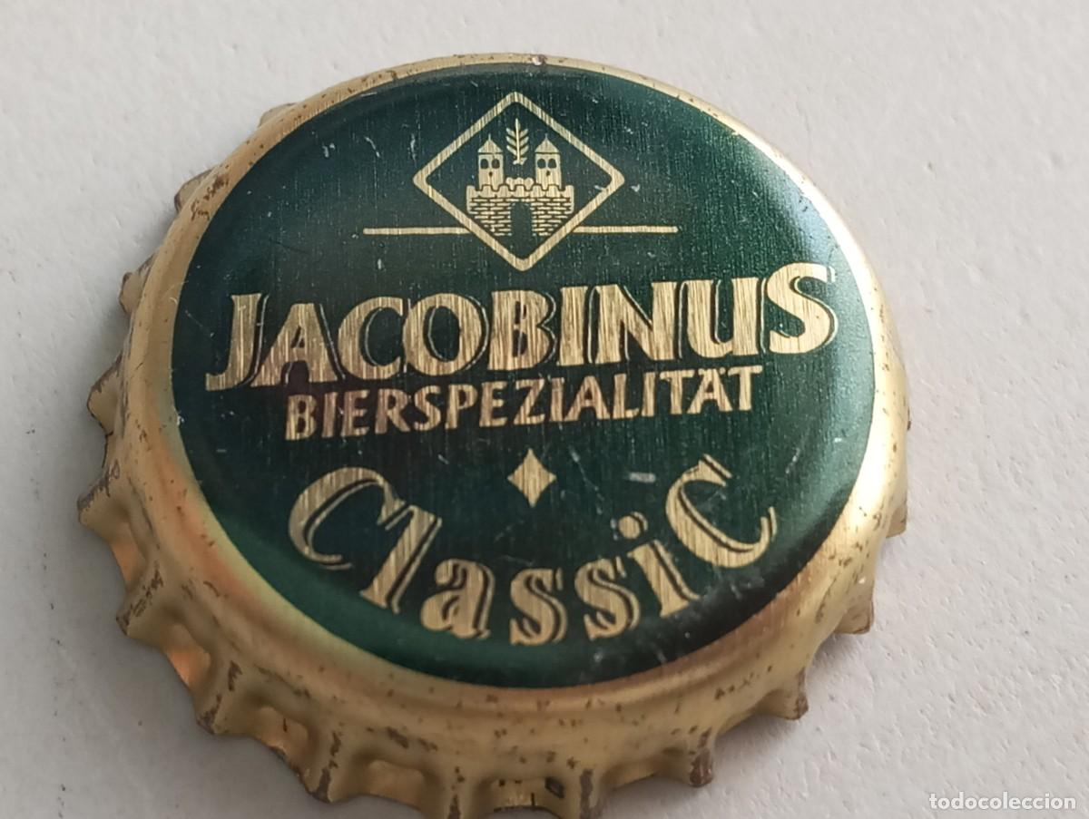 Coleccionismo de cervezas: Chapa tap&oacute;n corona de la cerveza alemana JACOBINUS BIERSPEZIALIT&Auml;T CLASSIC