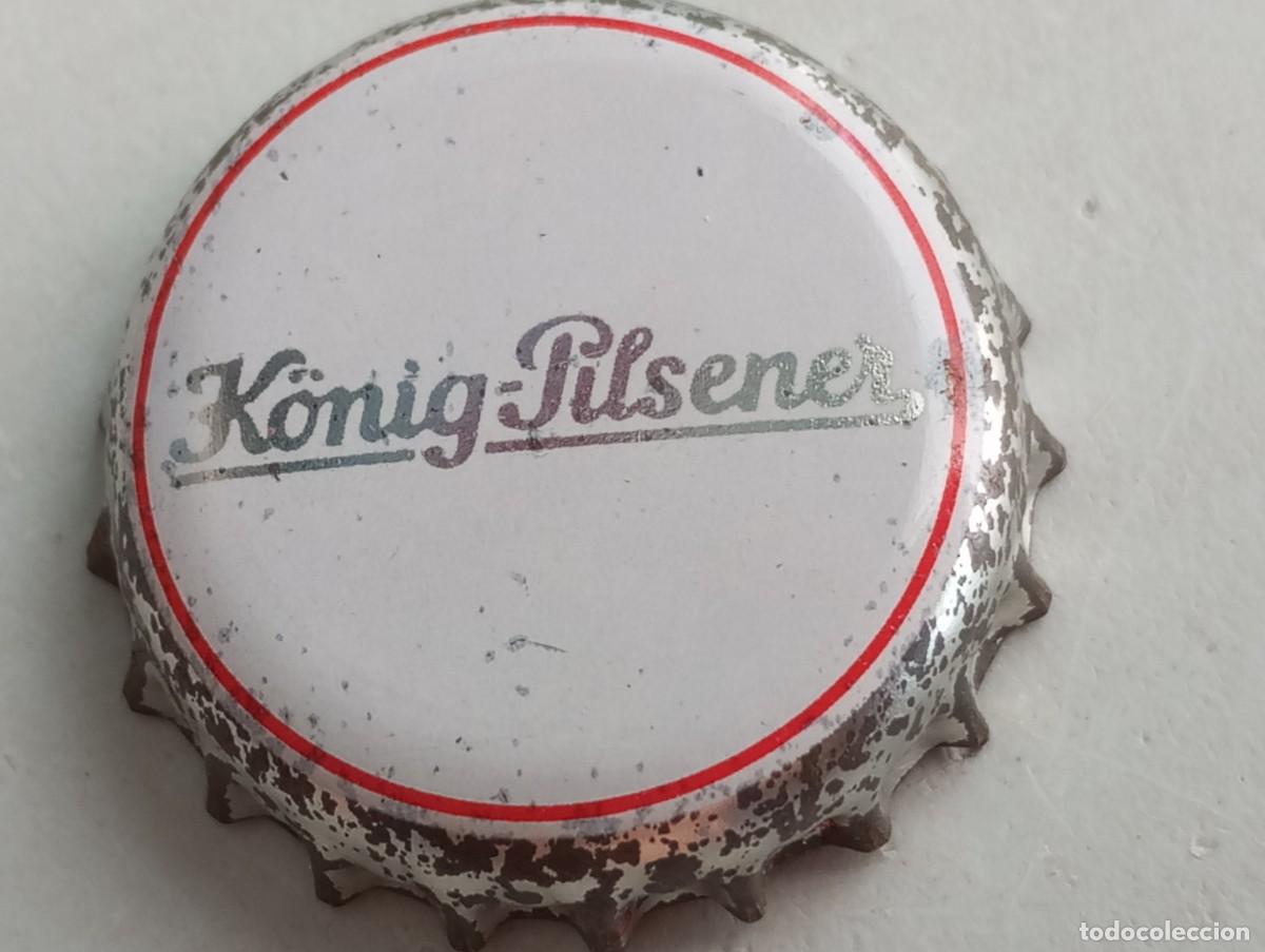 Coleccionismo de cervezas: Chapa tap&oacute;n corona de la cerveza alemana K&Ouml;NIG PILSENER
